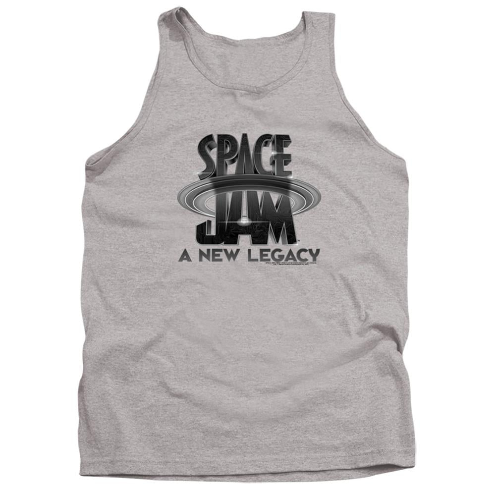 Space Jam 2 Space Jam 2 Logo Black Men's 18/1 Cotton Tank Top