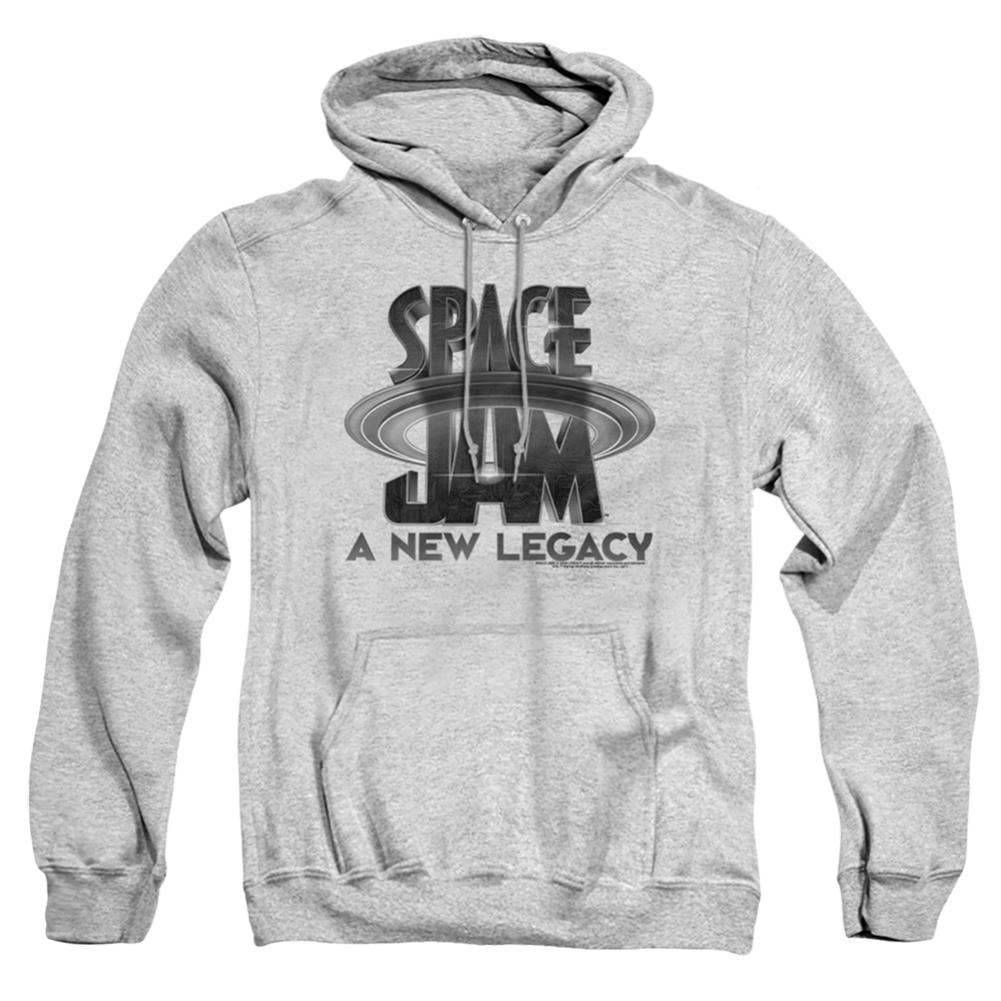Space Jam 2 Space Jam 2 Logo Black Men's Pull-Over 75 25 Poly Hoodie