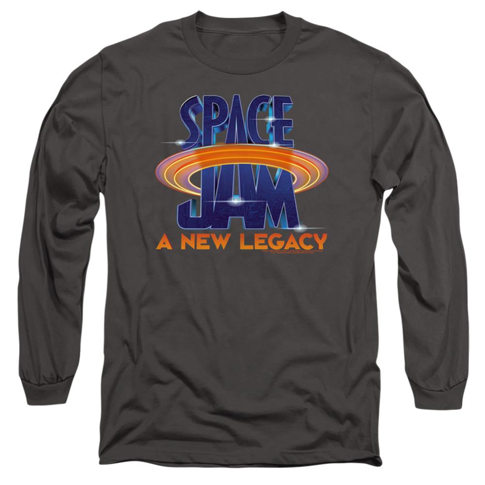 Space Jam 2 Space Jam 2 Logo Men's 18/1 Cotton Long-Sleeve T-Shirt