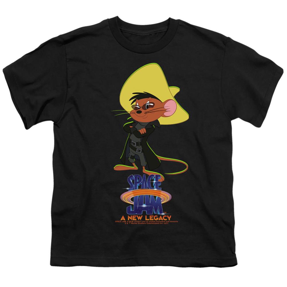 Space Jam 2 Speedy Matrix Youth 18/1 100% Cotton Short-Sleeve T-Shirt