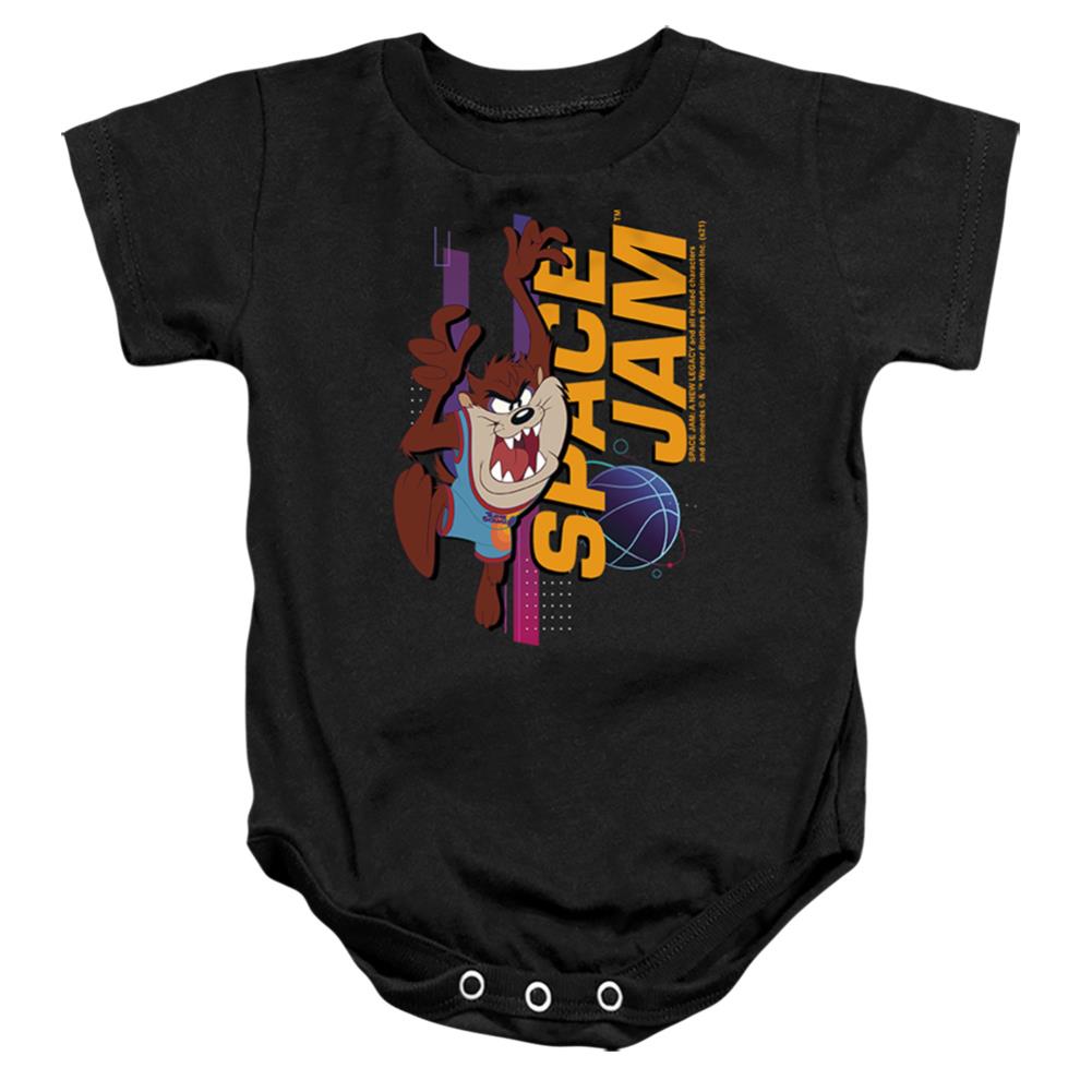 Space Jam 2 Taz Standing Infant's Cotton SS Snapsuit