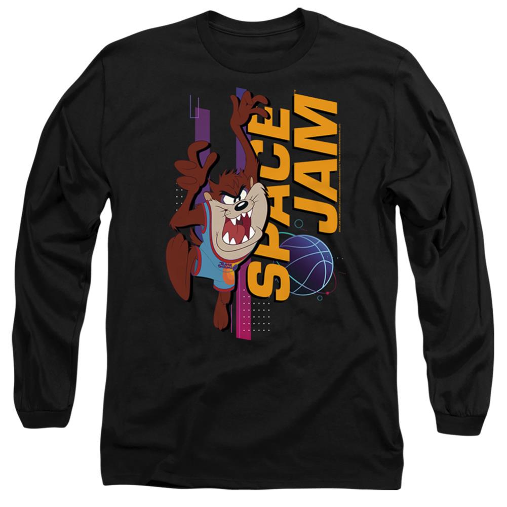 Space Jam 2 Taz Standing Men's 18/1 Cotton Long-Sleeve T-Shirt