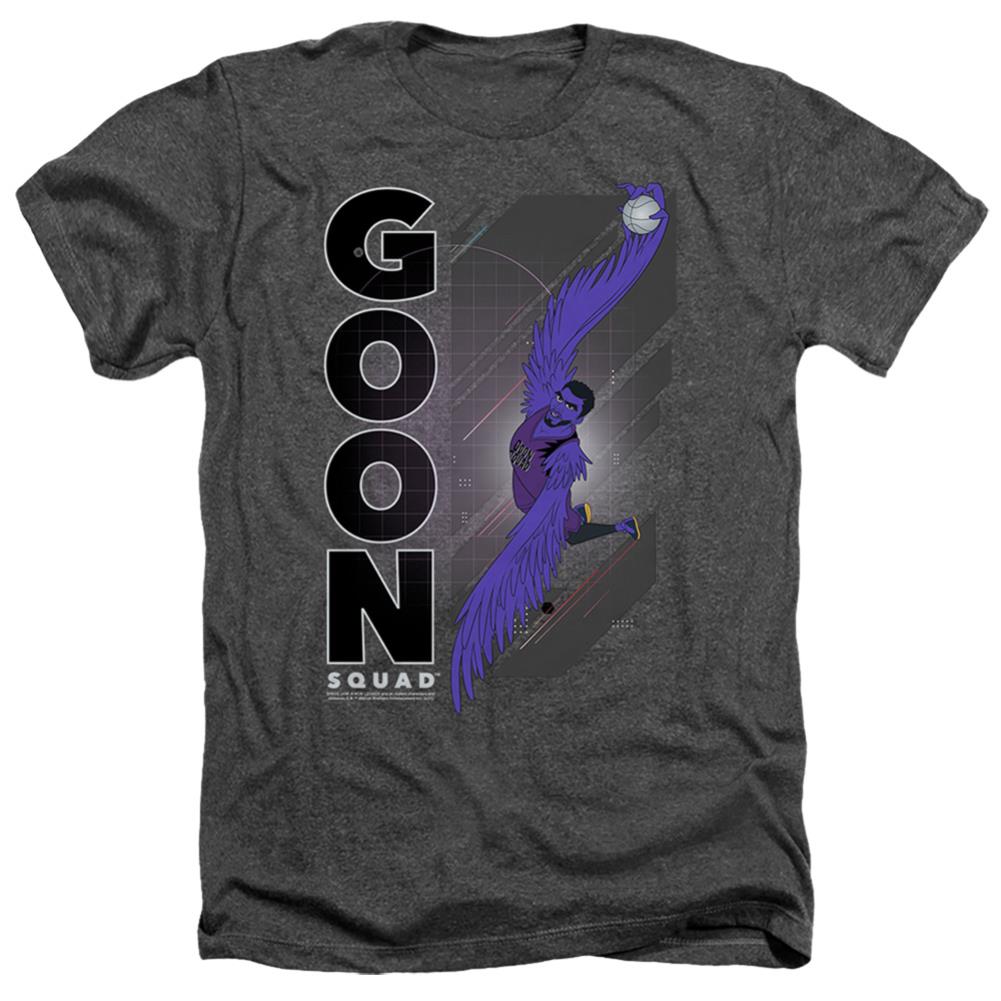 Space Jam 2 The Brow Men's 30/1 Heather 60 40 Poly Short-Sleeve T-Shirt