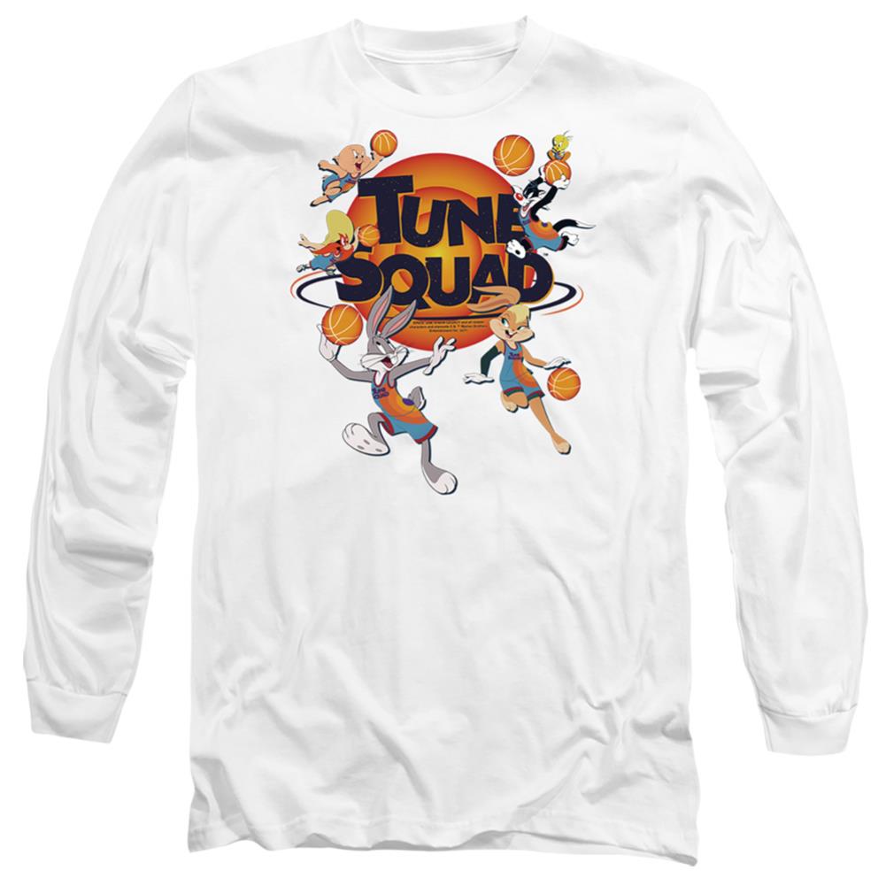 Space Jam 2 Tune Squad Group Men's 18/1 Cotton Long-Sleeve T-Shirt