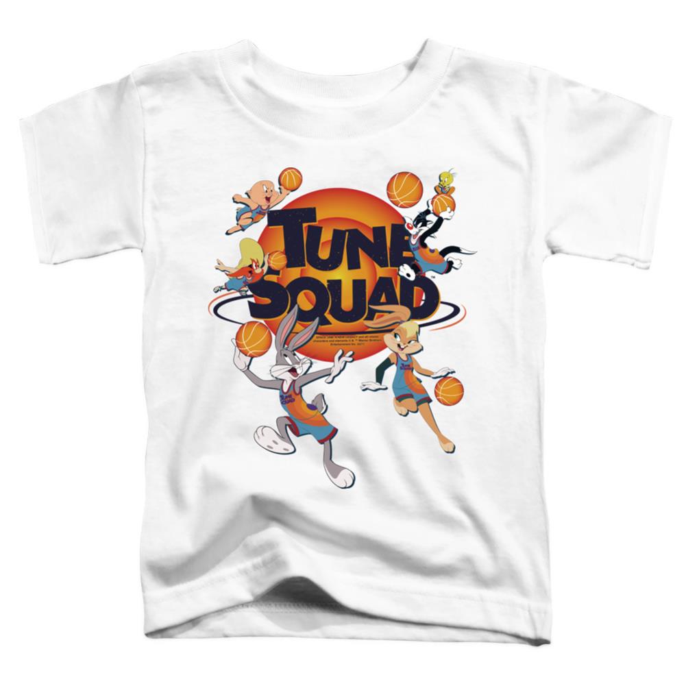 Space Jam 2 Tune Squad Group Toddler 18/1 Cotton Short-Sleeve T-Shirt