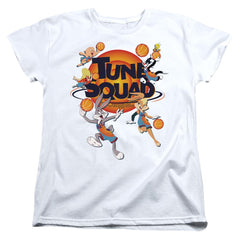 Space Jam 2 Tune Squad Group Women's 18/1 Cotton Short-Sleeve T-Shirt
