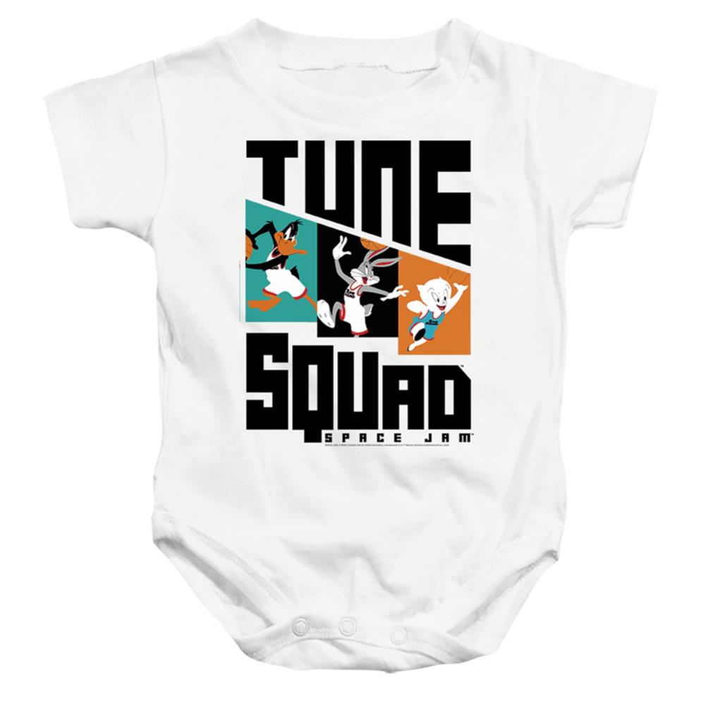 Space Jam 2 Tune Squad Pattern Characters Infant's Cotton SS Snapsuit