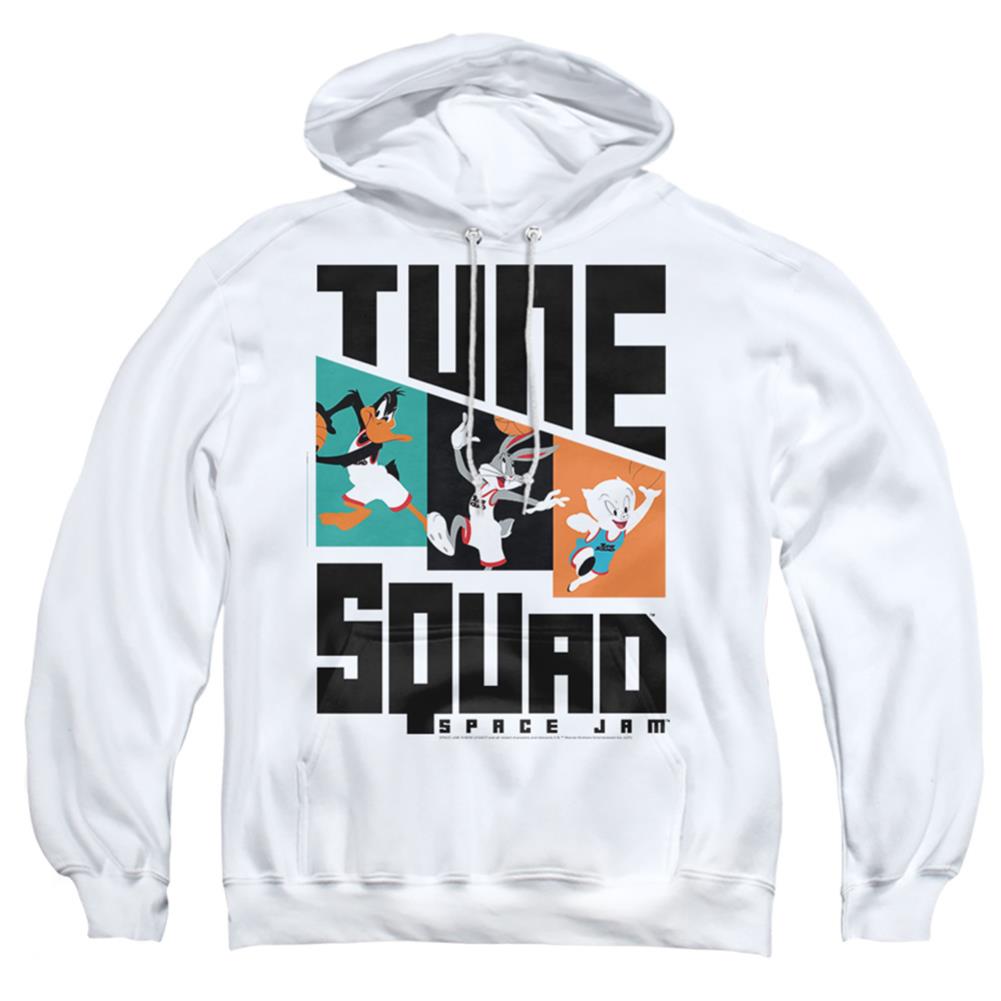 Space Jam 2 Tune Squad Pattern Characters Men's Pull-Over 75 25 Poly Hoodie
