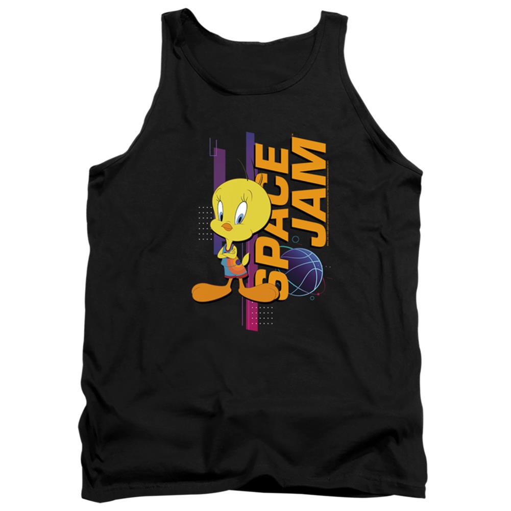 Space Jam 2 Tweety Standing Men's 18/1 Cotton Tank Top