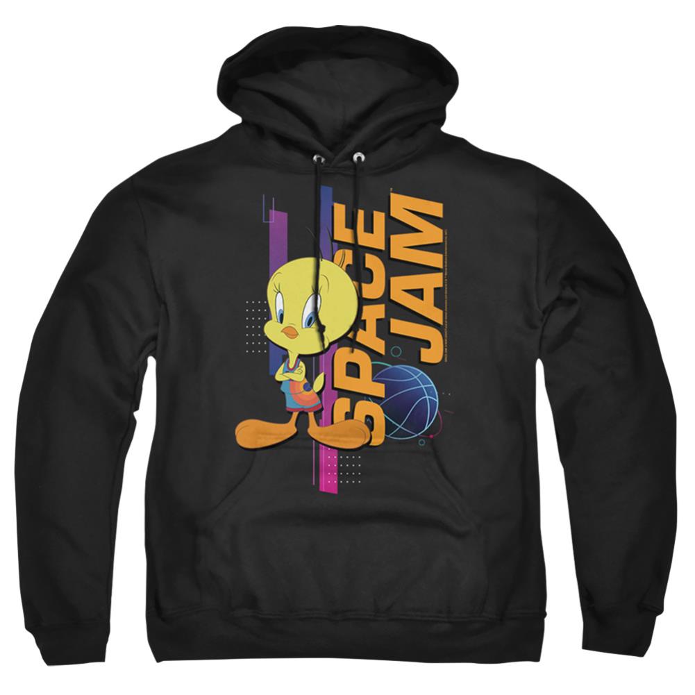 Space Jam 2 Tweety Standing Men's Pull-Over 75 25 Poly Hoodie