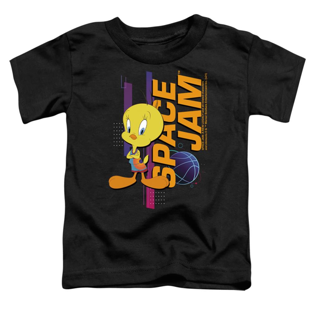 Space Jam 2 Tweety Standing Toddler 18/1 Cotton Short-Sleeve T-Shirt