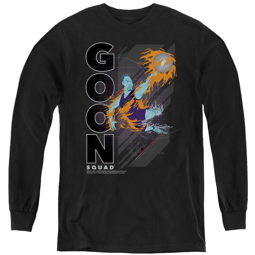 Space Jam 2 Wet Fire Youth Long-Sleeve T-Shirt