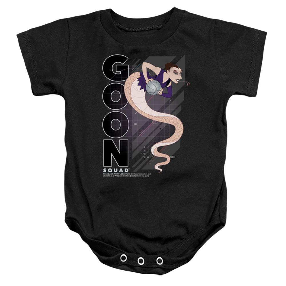 Space Jam 2 White Mamba Infant's Cotton SS Snapsuit