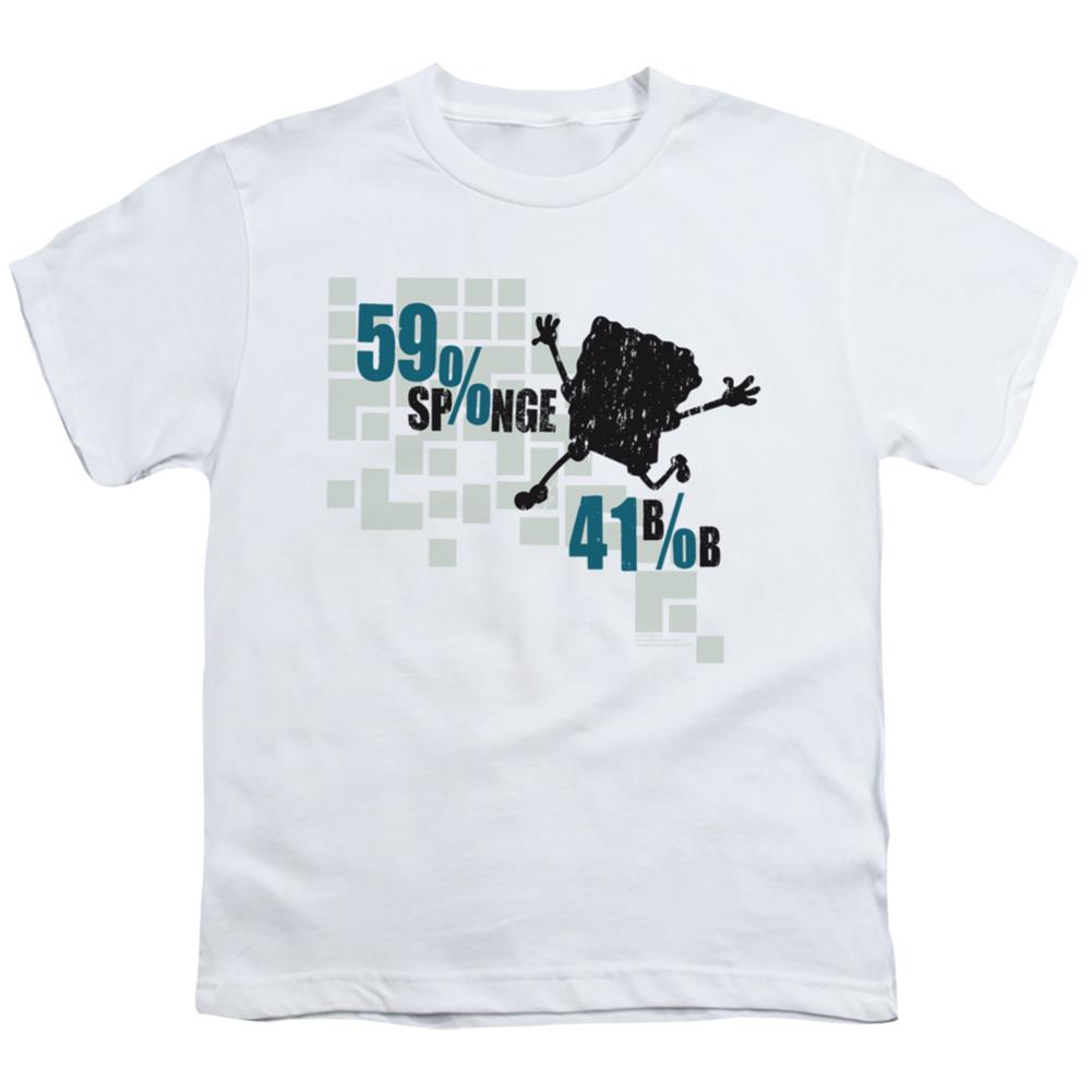 Spongebob Squarepants 59% Sponge, 41% Bob Youth 18/1 100% Cotton Short-Sleeve T-Shirt
