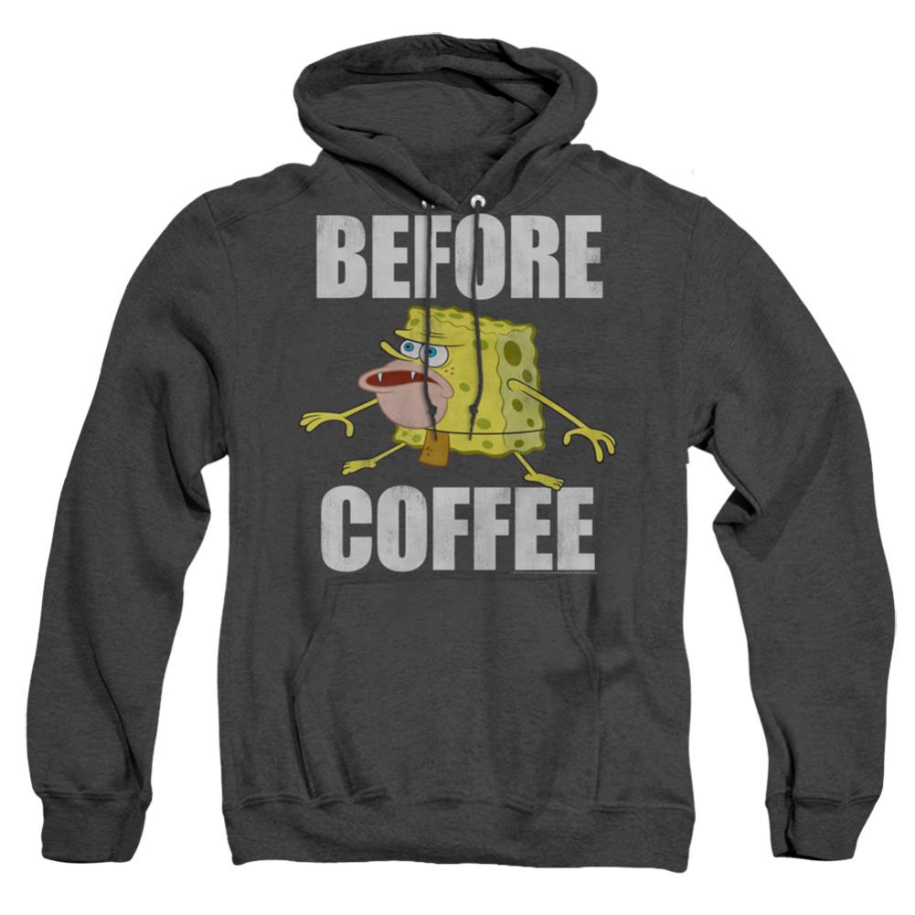 Spongebob Squarepants Before Coffee Meme Men's Pull-Over Hoodie