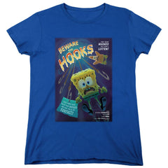 Spongebob Squarepants Beware The Hooks Women's 18/1 Cotton Short-Sleeve T-Shirt