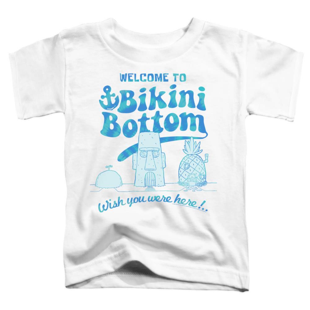 Spongebob Squarepants Bikini Bottom Welcome Toddler 18/1 Cotton Short-Sleeve T-Shirt