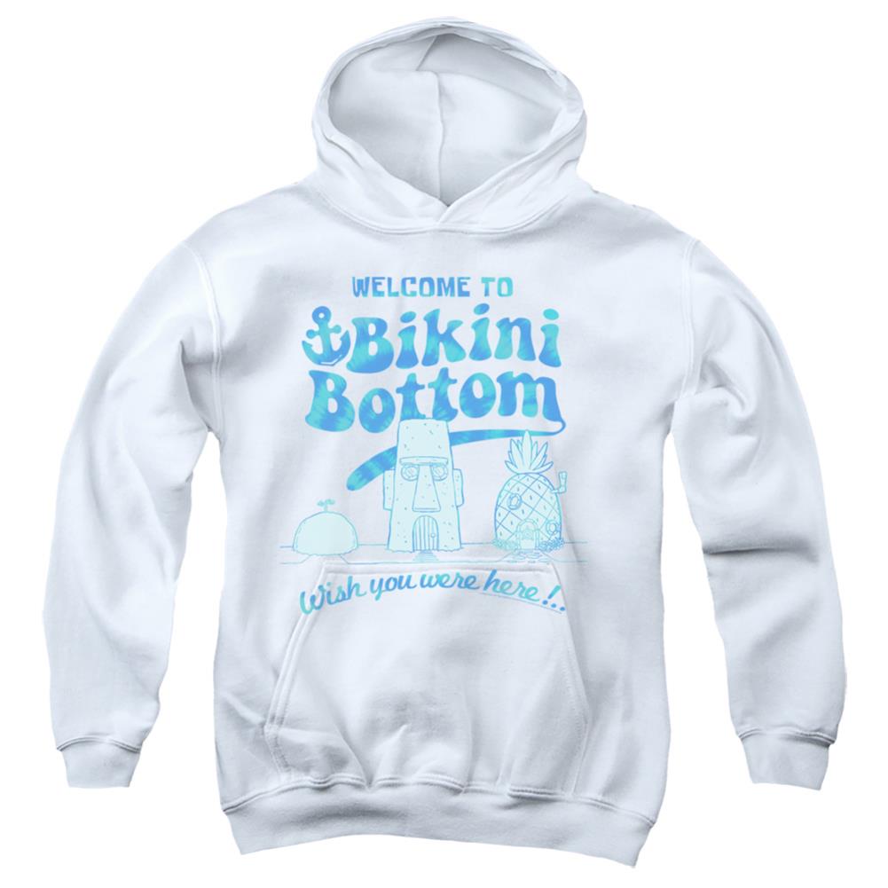 Spongebob Squarepants Bikini Bottom Welcome Youth Cotton Poly Pull-Over Hoodie