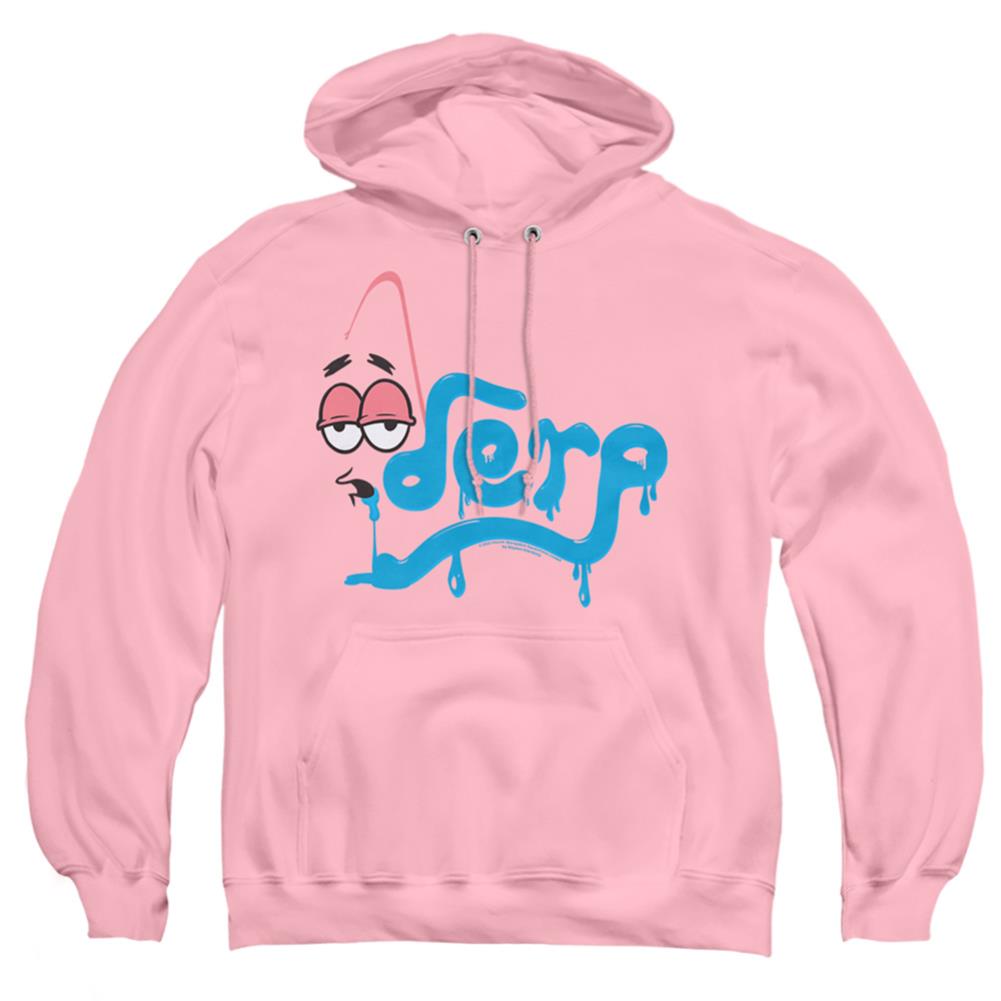 Spongebob Squarepants Derp Men's Pull-Over 75 25 Poly Hoodie