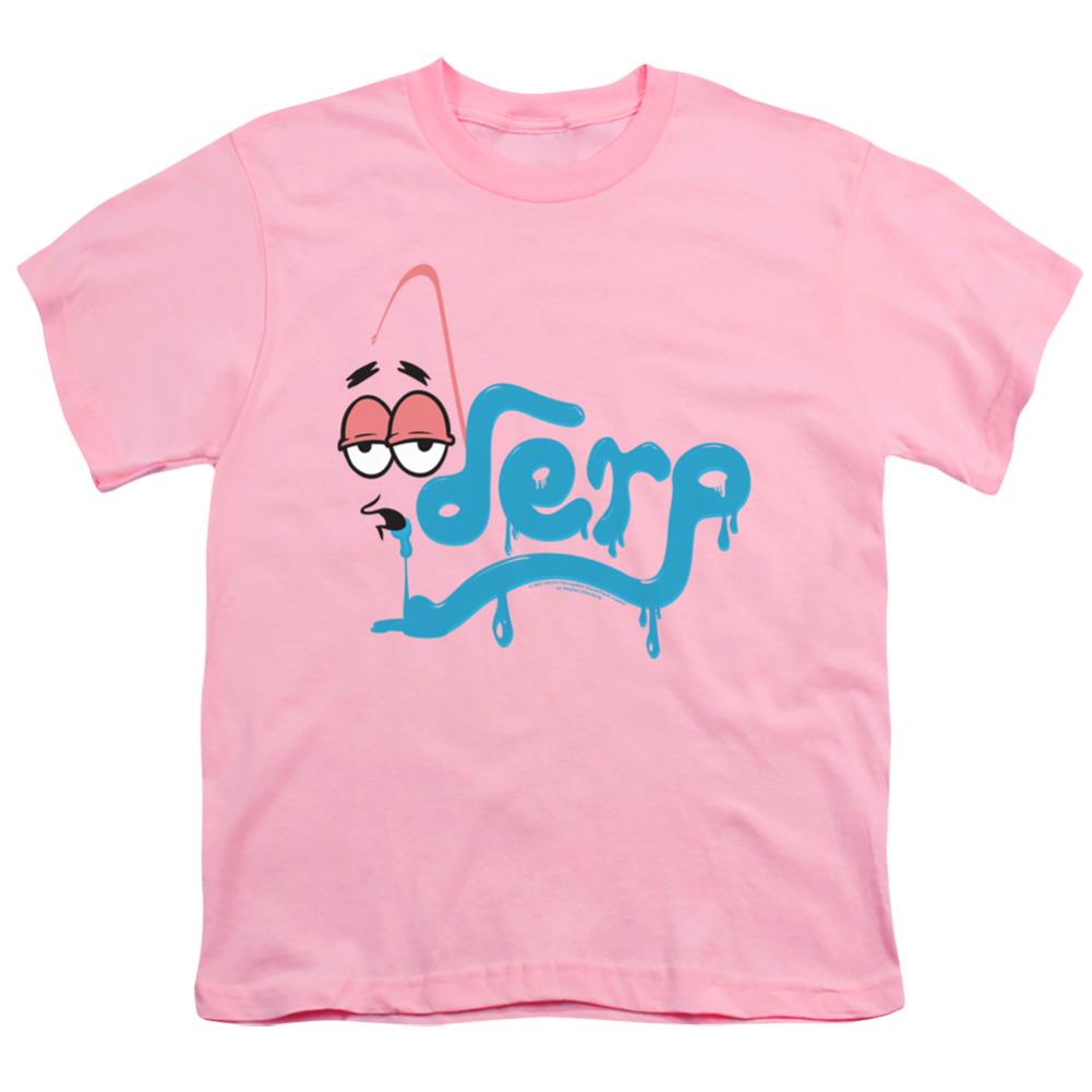 Spongebob Squarepants Derp Youth 18/1 100% Cotton Short-Sleeve T-Shirt