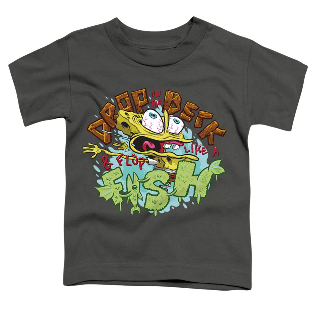 Spongebob Squarepants Drop And Flop Toddler 18/1 Cotton Short-Sleeve T-Shirt