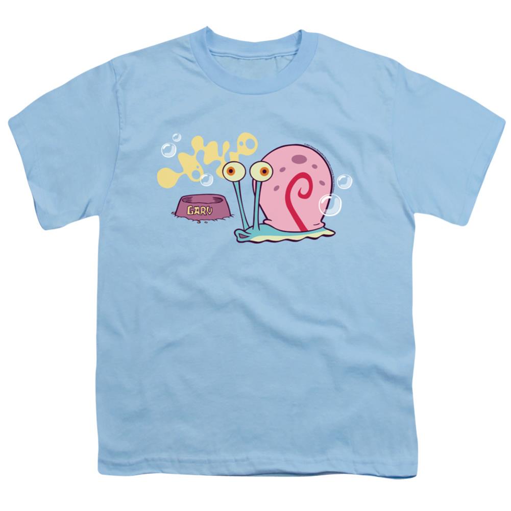 Spongebob Squarepants Gary The Snail Youth 18/1 100% Cotton Short-Sleeve T-Shirt