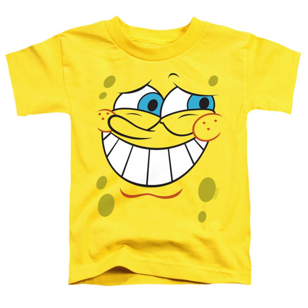 Spongebob Squarepants Guilty Face Toddler 18/1 Cotton Short-Sleeve T-Shirt