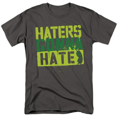 Spongebob Squarepants Haters Gonna Hate Men's 18/1 Cotton Short-Sleeve T-Shirt