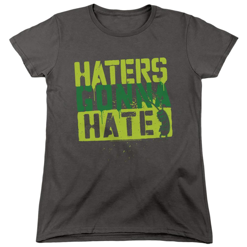 Spongebob Squarepants Haters Gonna Hate Women's 18/1 Cotton Short-Sleeve T-Shirt