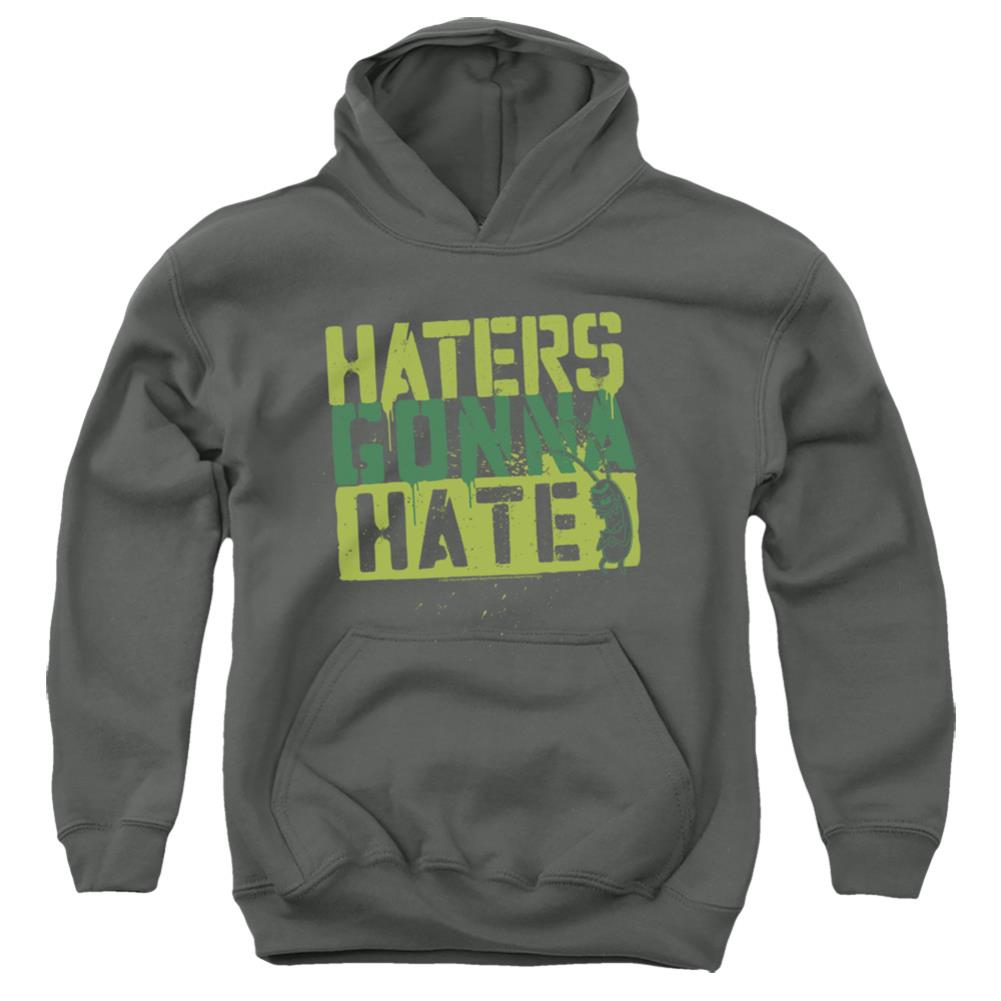 Spongebob Squarepants Haters Gonna Hate Youth Cotton Poly Pull-Over Hoodie