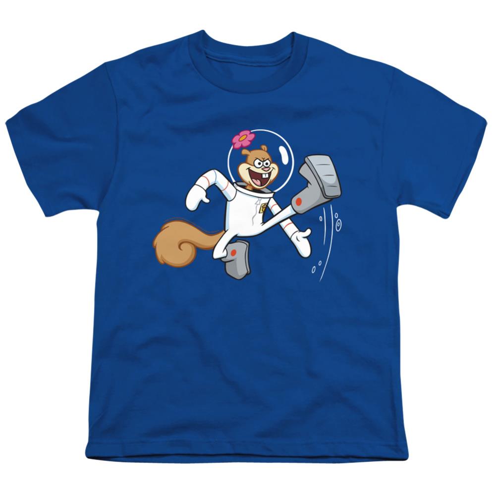 Spongebob Squarepants Karate Sandy Youth 18/1 100% Cotton Short-Sleeve T-Shirt