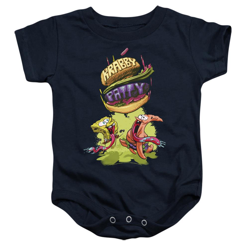 Spongebob Squarepants Krabby Patty From The Sky Infant's Cotton SS Snapsuit