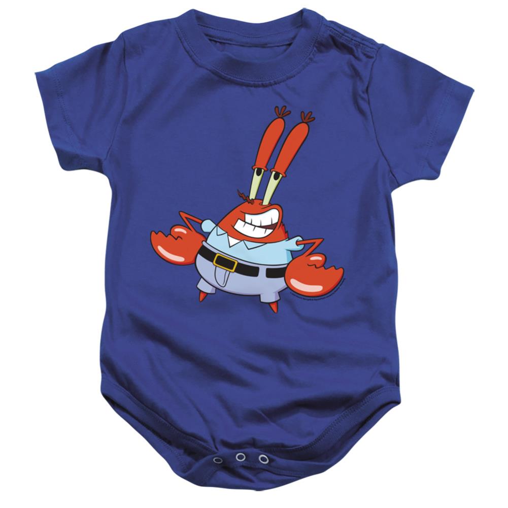 Spongebob Squarepants Mr. Krabby Infant's Cotton SS Snapsuit