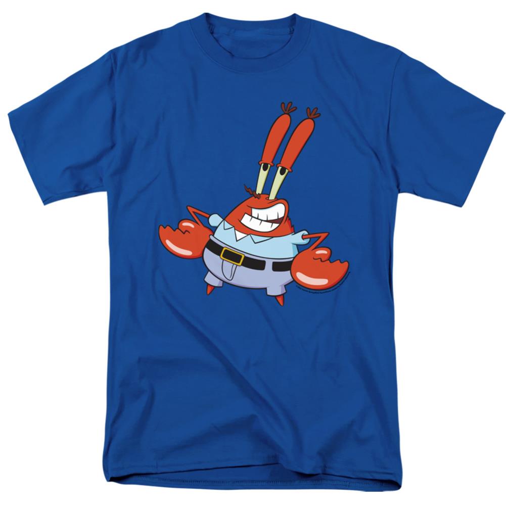 Spongebob Squarepants Mr. Krabby Men's 18/1 Cotton Short-Sleeve T-Shirt