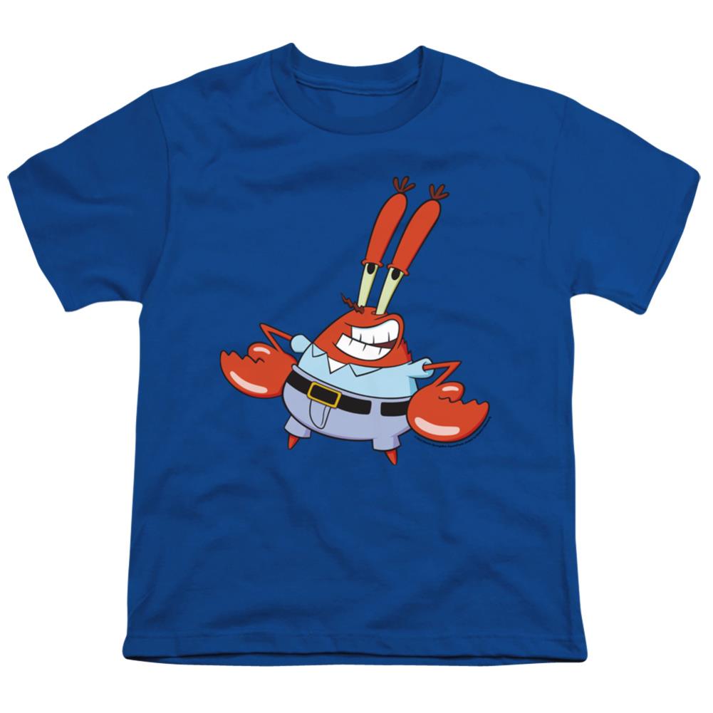 Spongebob Squarepants Mr. Krabby Youth 18/1 100% Cotton Short-Sleeve T-Shirt
