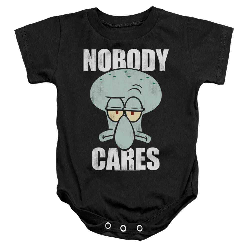 Spongebob Squarepants Nobody Cares Meme Infant's Cotton SS Snapsuit