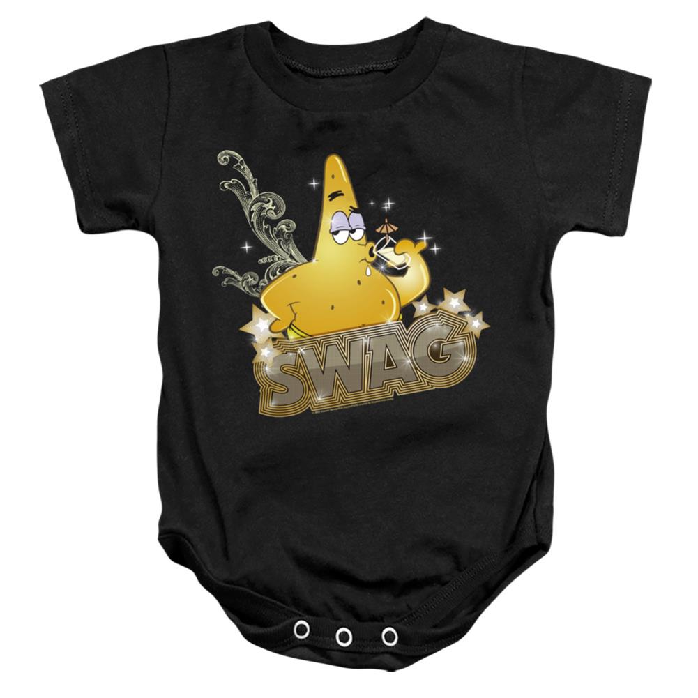 Spongebob Squarepants Patrick Has Swag Infant's Cotton SS Snapsuit