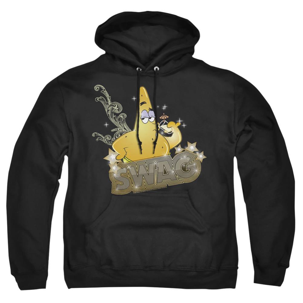 Spongebob Squarepants Patrick Has Swag Men's Pull-Over 75 25 Poly Hoodie