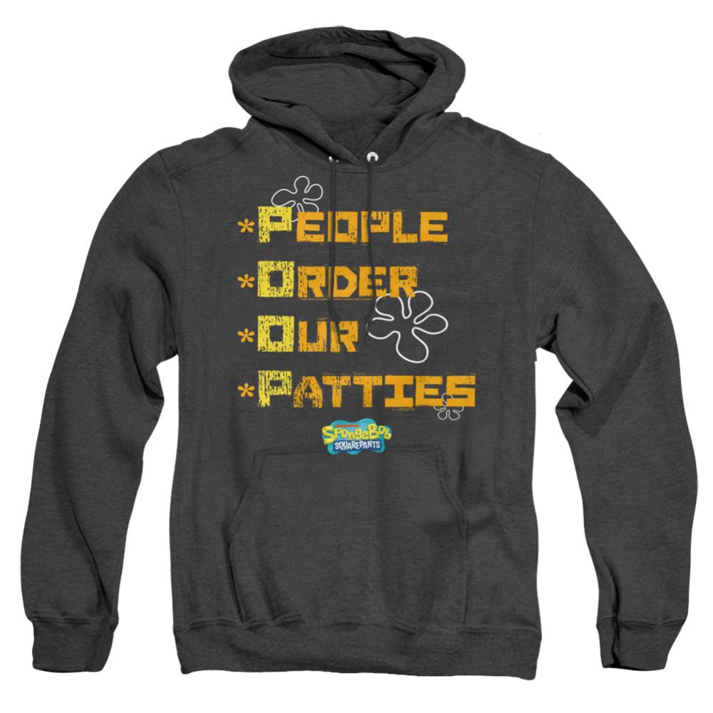 Spongebob Squarepants People Order Our Patties Men's Pull-Over Hoodie