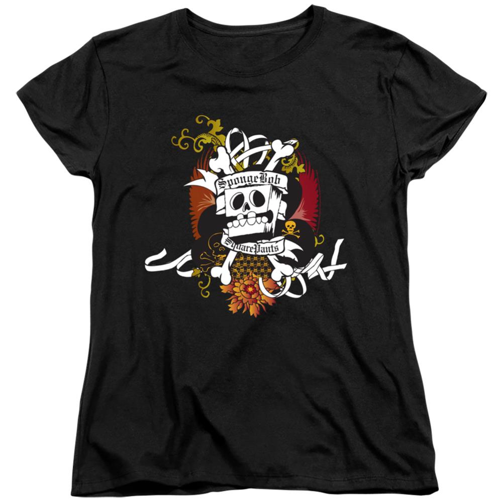 Spongebob Squarepants Rest In Peace Women's 18/1 Cotton Short-Sleeve T-Shirt