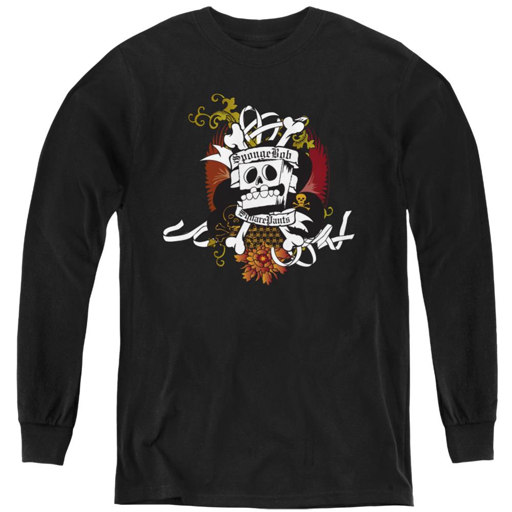 Spongebob Squarepants Rest In Peace Youth Long-Sleeve T-Shirt