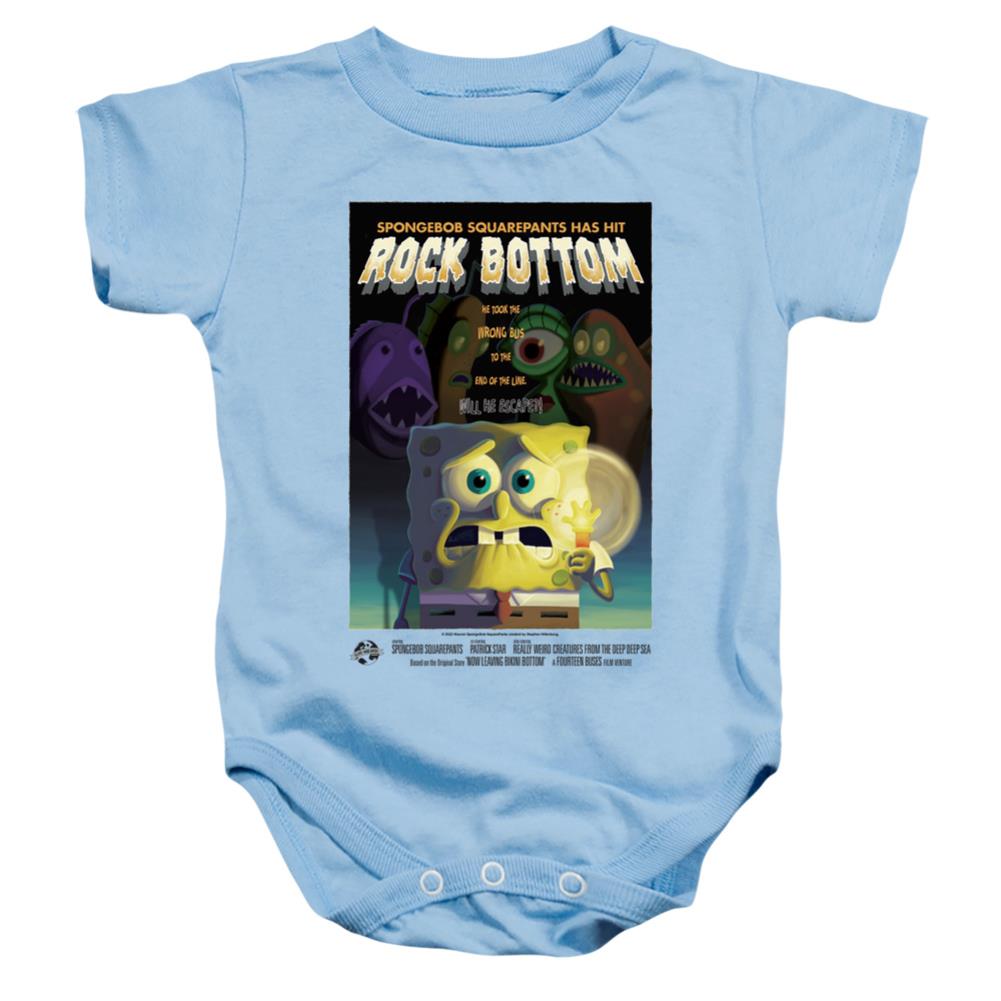Spongebob Squarepants Rock Bottom Infant's Cotton SS Snapsuit