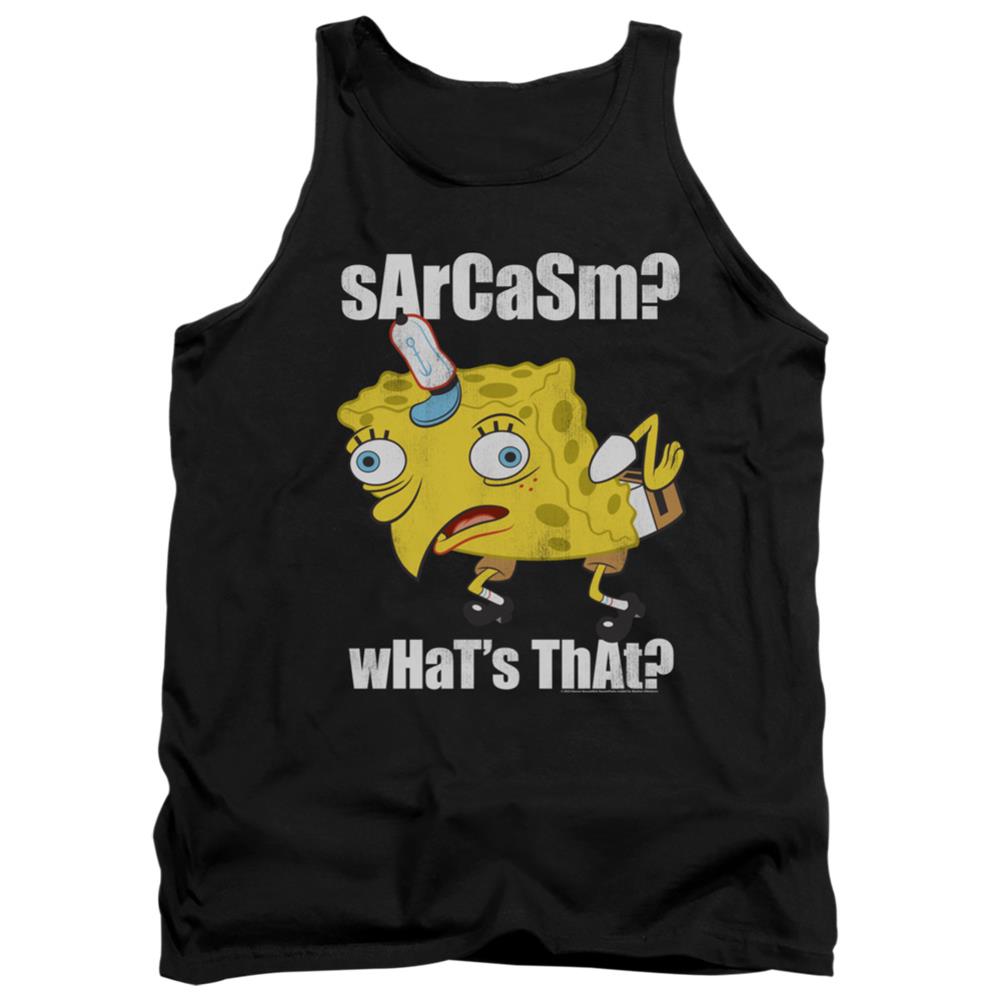 Spongebob Squarepants Sarcasm Meme Men's 18/1 Cotton Tank Top