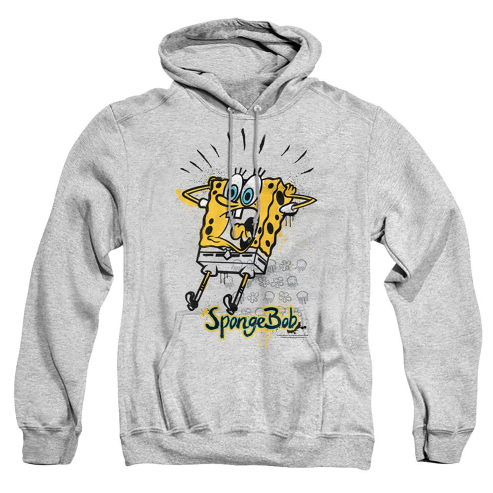 Spongebob Squarepants Shocking! Men's Pull-Over 75 25 Poly Hoodie