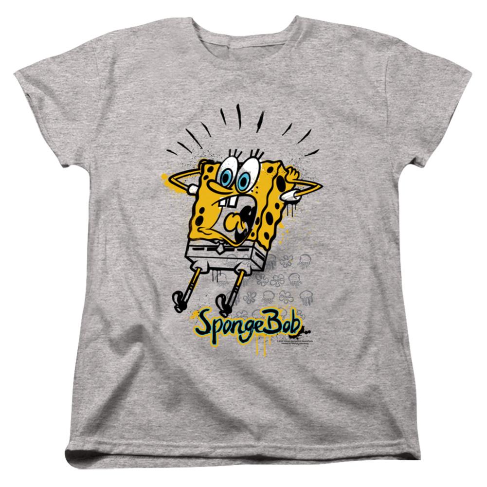Spongebob Squarepants Shocking! Women's 18/1 Cotton Short-Sleeve T-Shirt