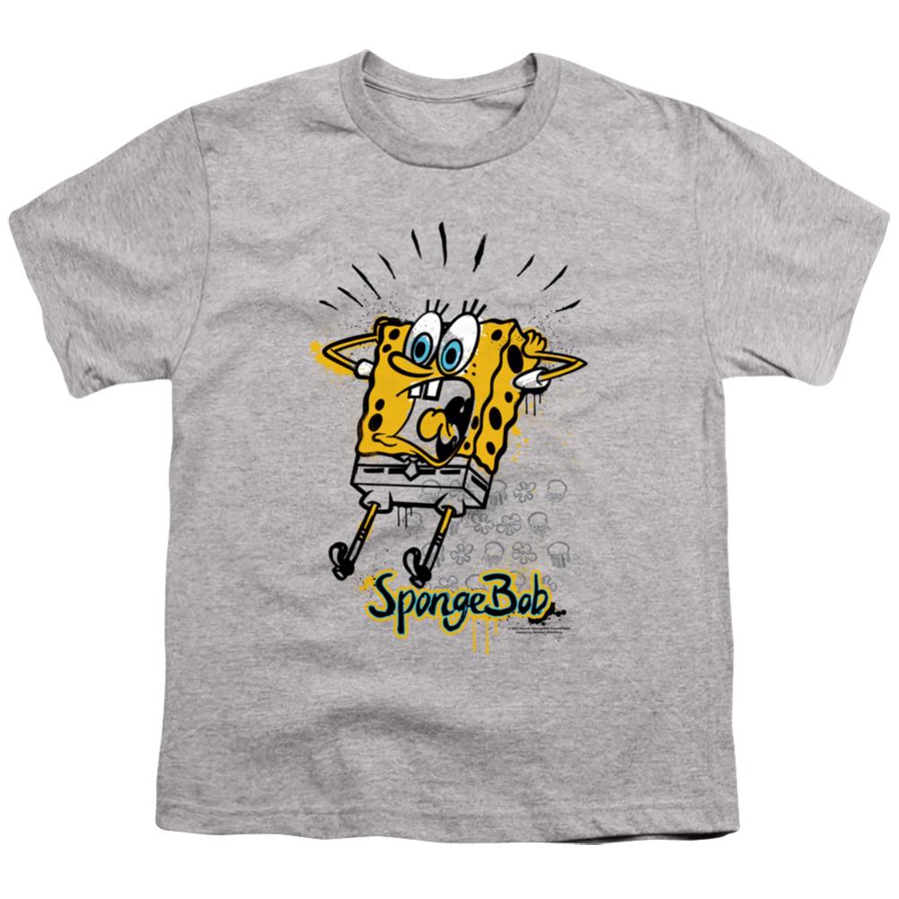 Spongebob Squarepants Shocking! Youth 18/1 100% Cotton Short-Sleeve T-Shirt