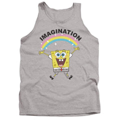 Spongebob Squarepants Simple Imagination Men's 18/1 Cotton Tank Top