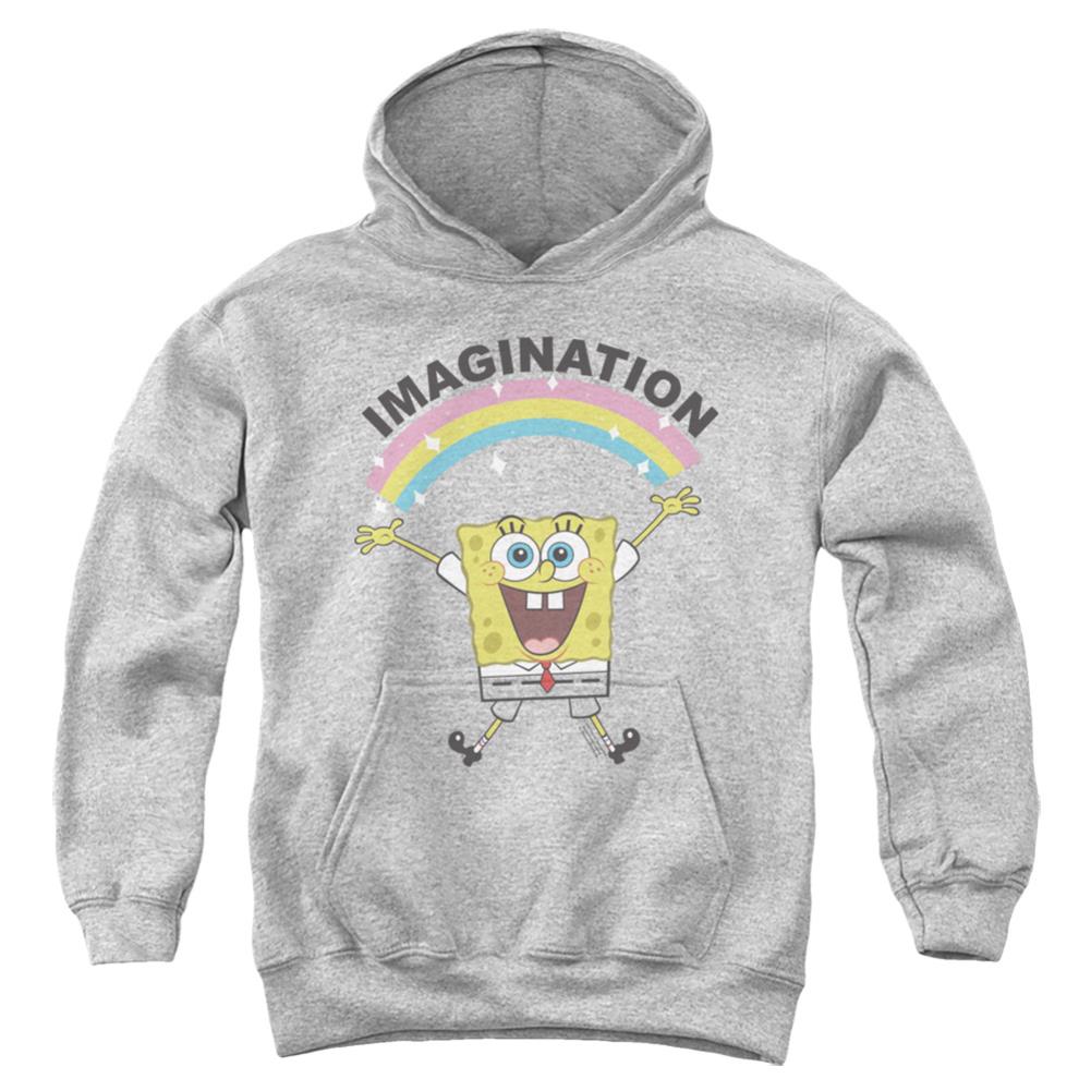 Spongebob Squarepants Simple Imagination Youth Cotton Poly Pull-Over Hoodie