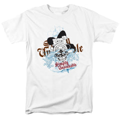 Spongebob Squarepants Simply Unsinkable Men's 18/1 Cotton Short-Sleeve T-Shirt