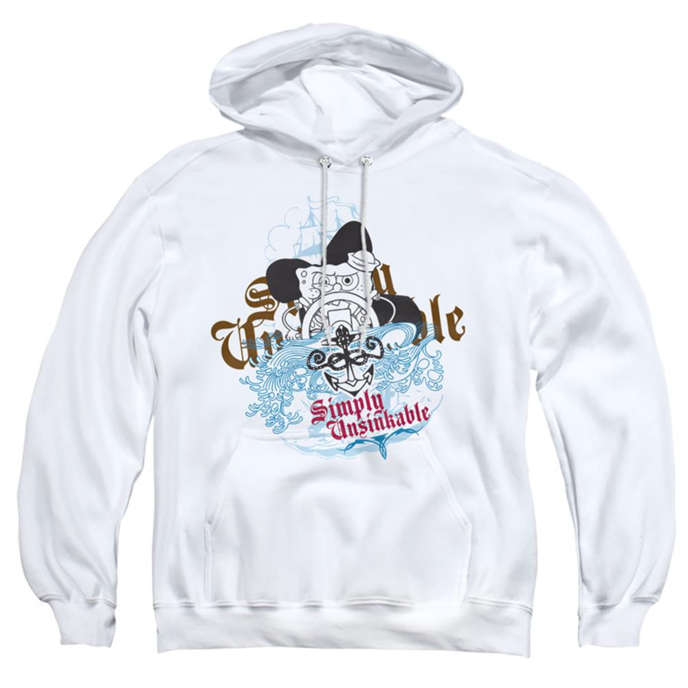 Spongebob Squarepants Simply Unsinkable Men's Pull-Over 75 25 Poly Hoodie